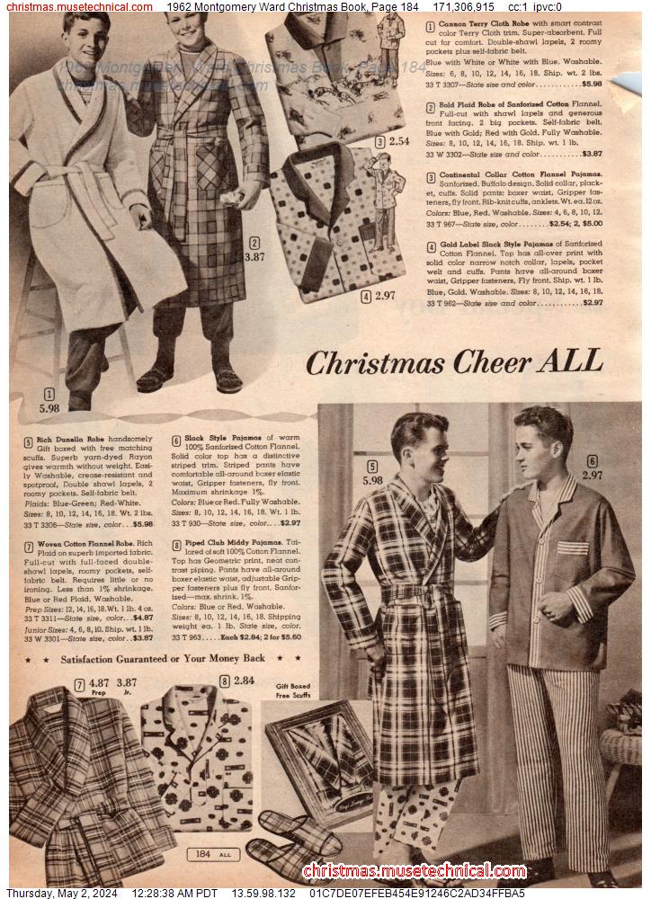 1962 Montgomery Ward Christmas Book, Page 184