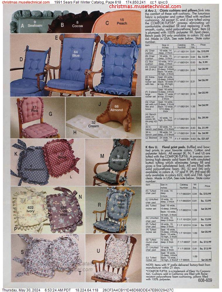 1991 Sears Fall Winter Catalog, Page 618