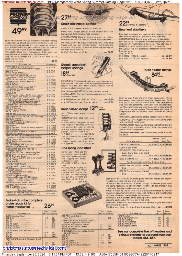 1982 Montgomery Ward Spring Summer Catalog, Page 561