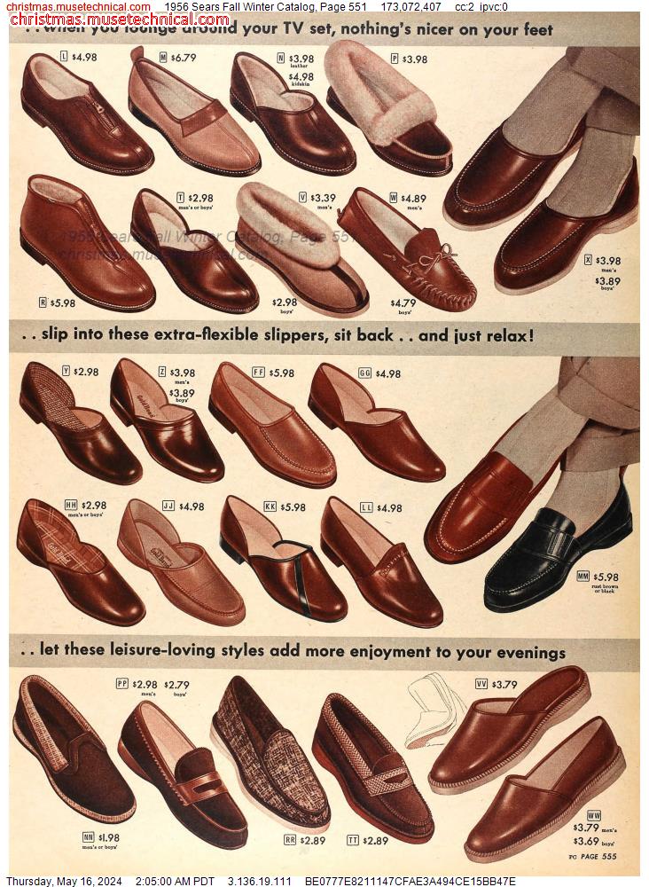 1956 Sears Fall Winter Catalog, Page 551
