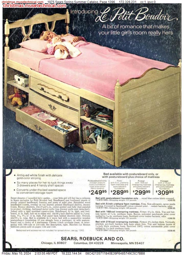 1975 Sears Spring Summer Catalog, Page 1396