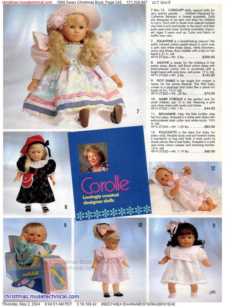 1990 Sears Christmas Book, Page 345