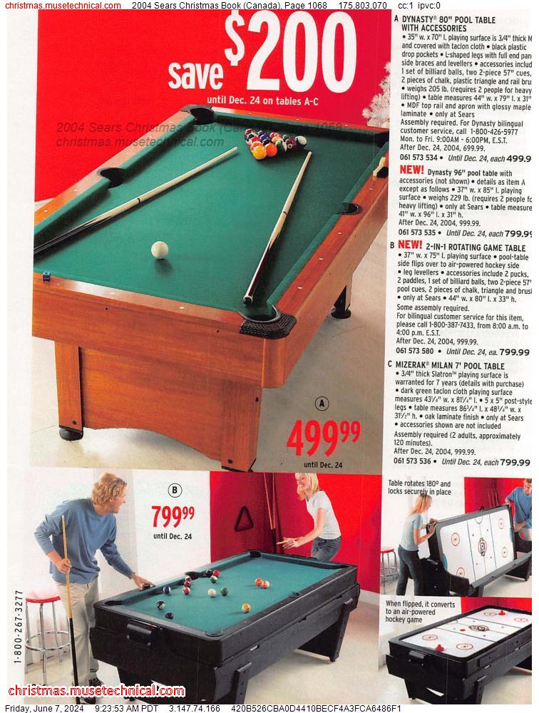 2004 Sears Christmas Book (Canada), Page 1068