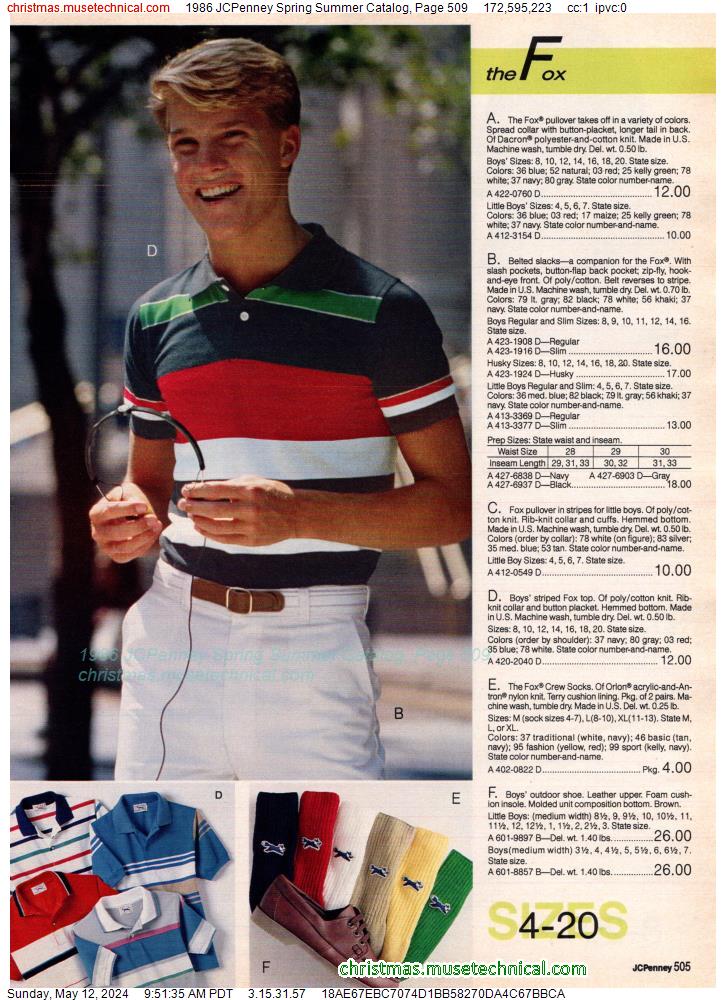 1986 JCPenney Spring Summer Catalog, Page 509