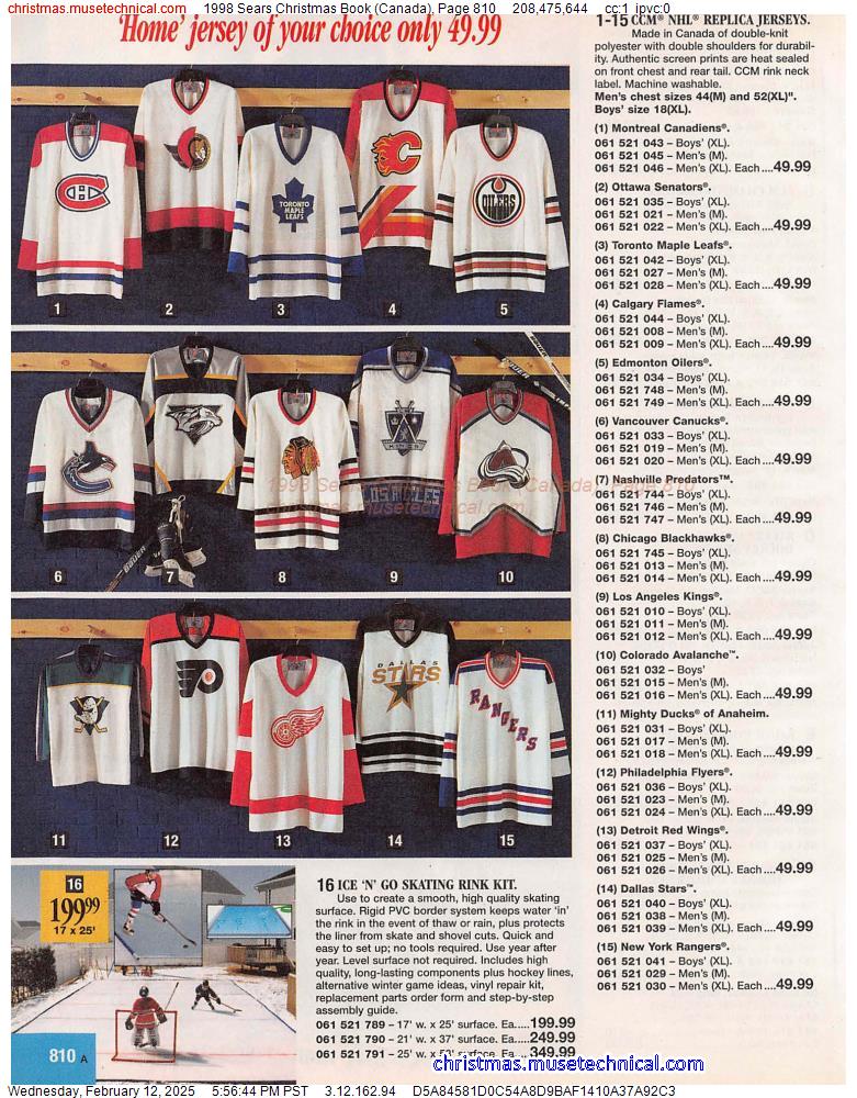 1998 Sears Christmas Book (Canada), Page 810