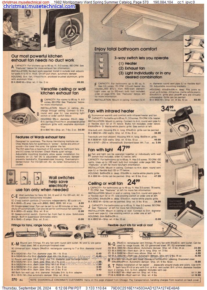 1982 Montgomery Ward Spring Summer Catalog, Page 570