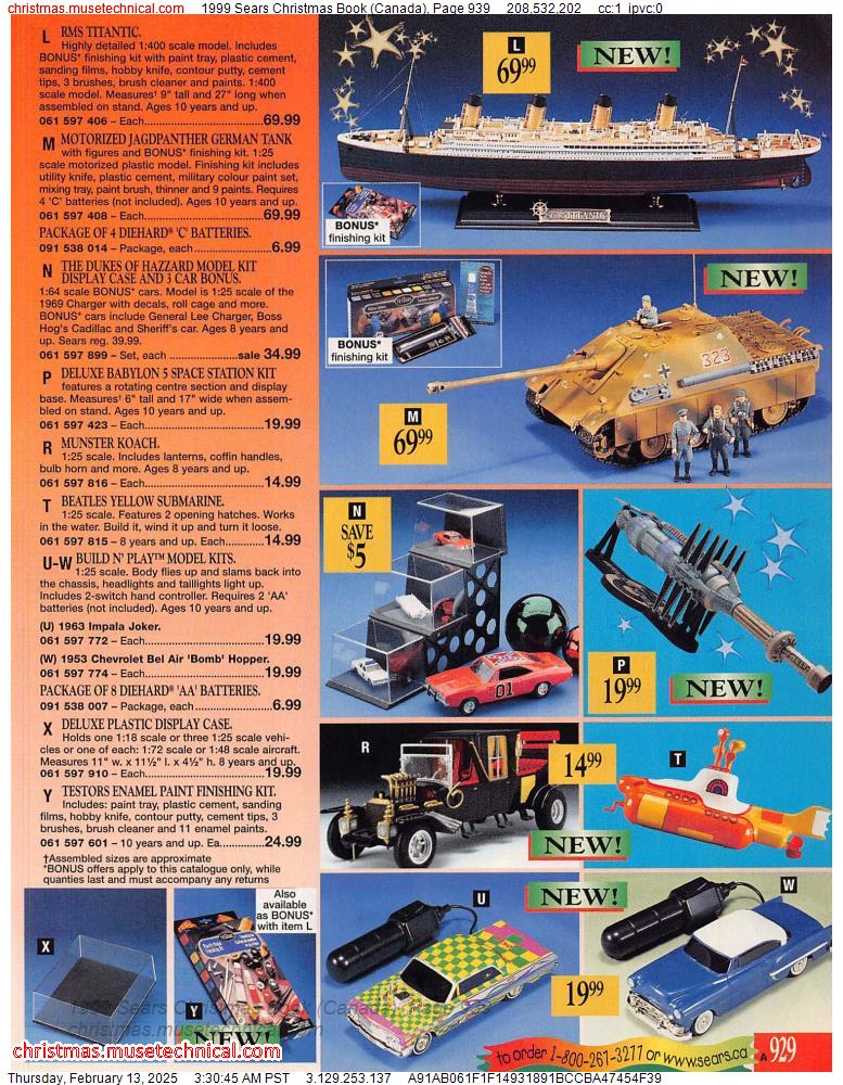 1999 Sears Christmas Book (Canada), Page 939