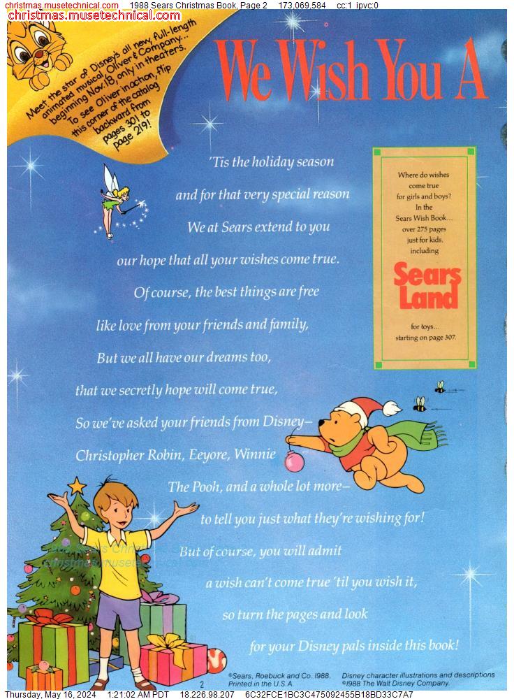 1988 Sears Christmas Book, Page 2