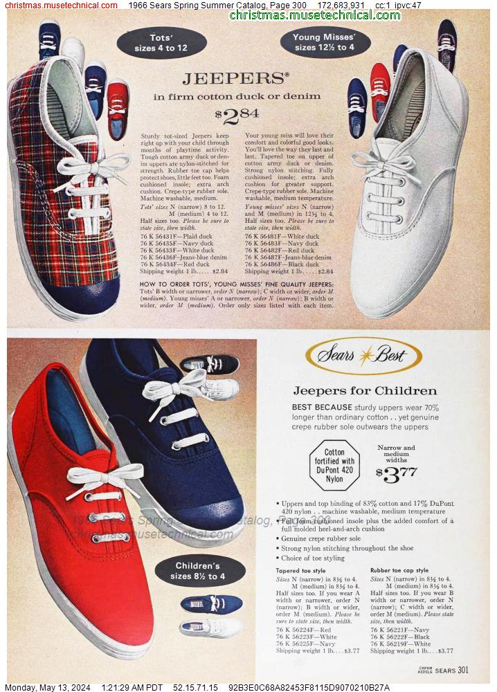 1966 Sears Spring Summer Catalog, Page 300