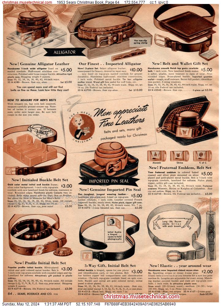 1953 Sears Christmas Book, Page 64