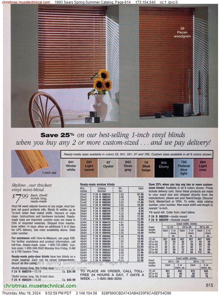 1993 Sears Spring Summer Catalog, Page 614