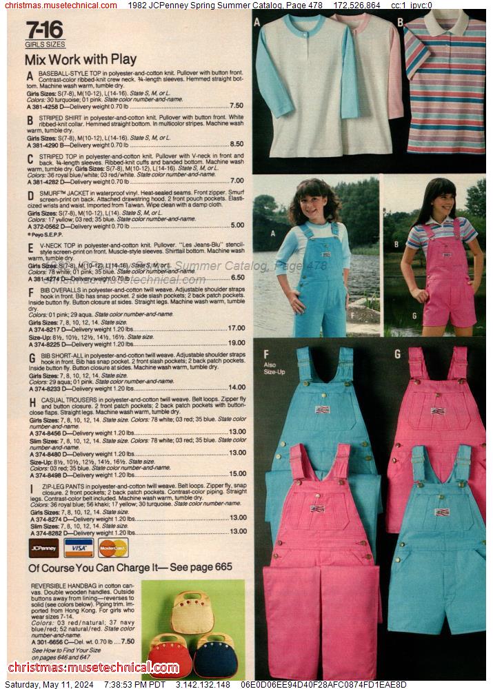 1982 JCPenney Spring Summer Catalog, Page 478