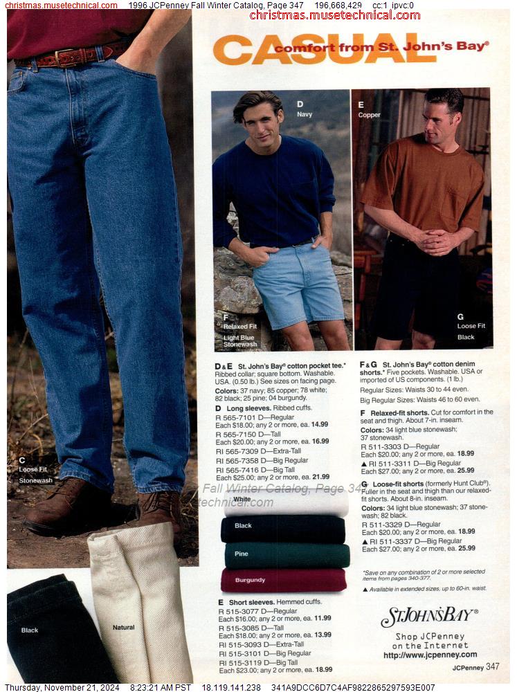 1996 JCPenney Fall Winter Catalog, Page 347