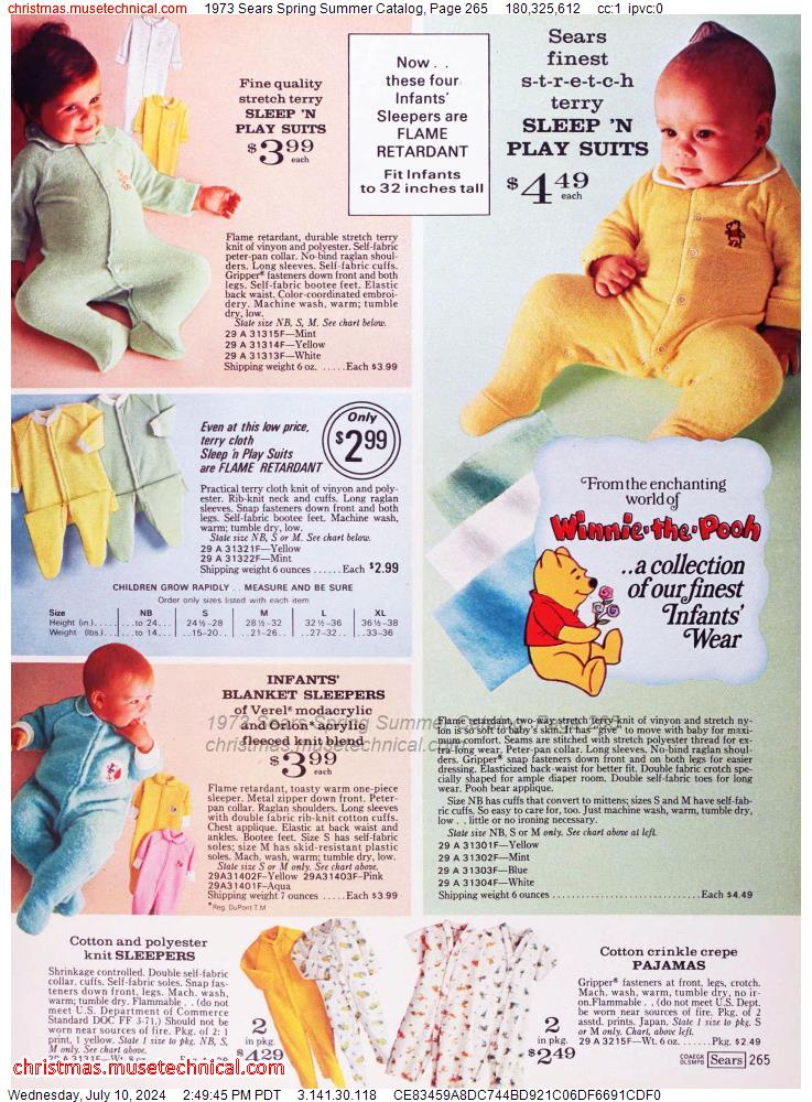 1973 Sears Spring Summer Catalog, Page 265