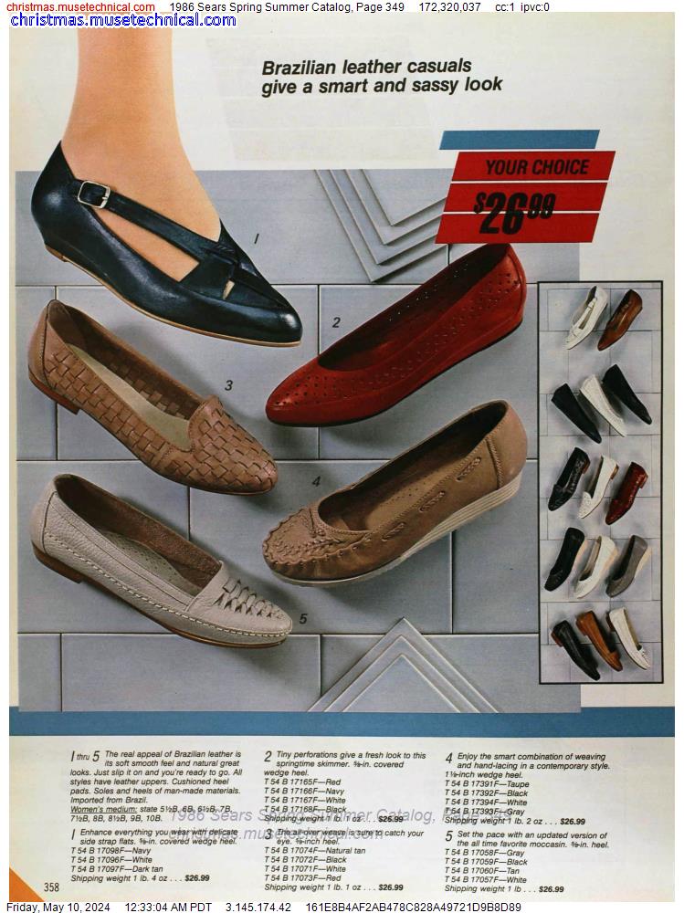 1986 Sears Spring Summer Catalog, Page 349