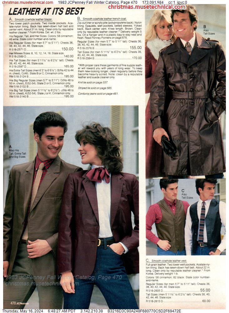 1983 JCPenney Fall Winter Catalog, Page 470