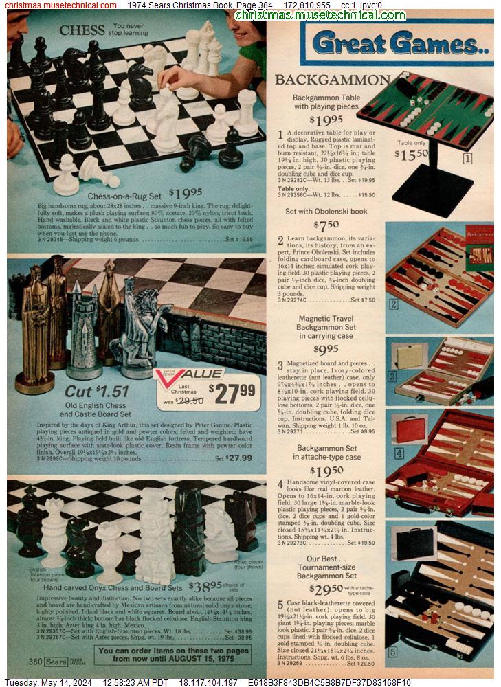 1974 Sears Christmas Book, Page 384