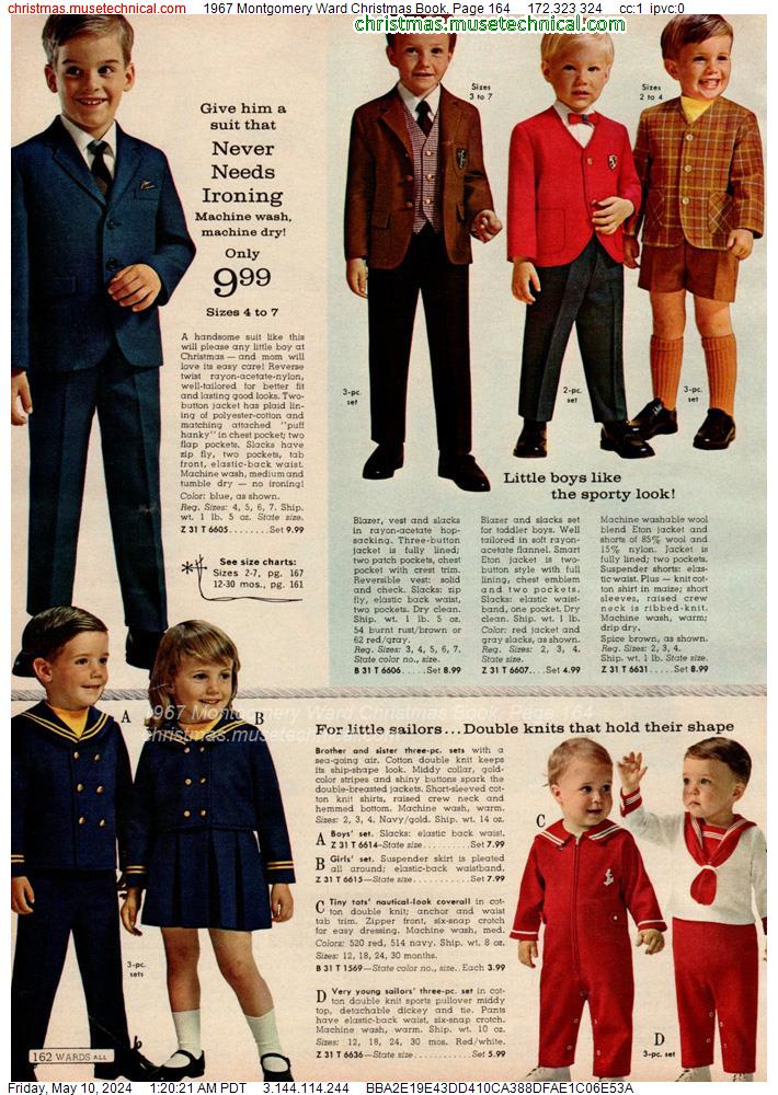 1967 Montgomery Ward Christmas Book, Page 164