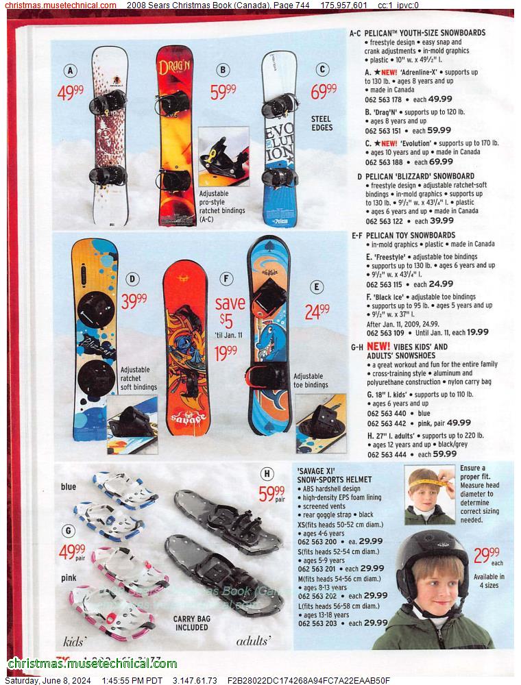 2008 Sears Christmas Book (Canada), Page 744