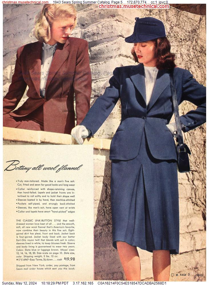 1943 Sears Spring Summer Catalog, Page 5