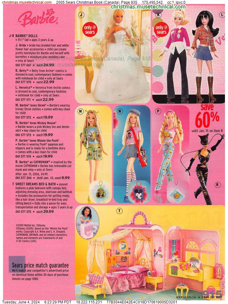 2005 Sears Christmas Book (Canada), Page 935