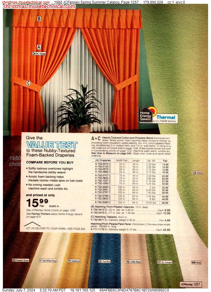 1980 JCPenney Spring Summer Catalog, Page 1257