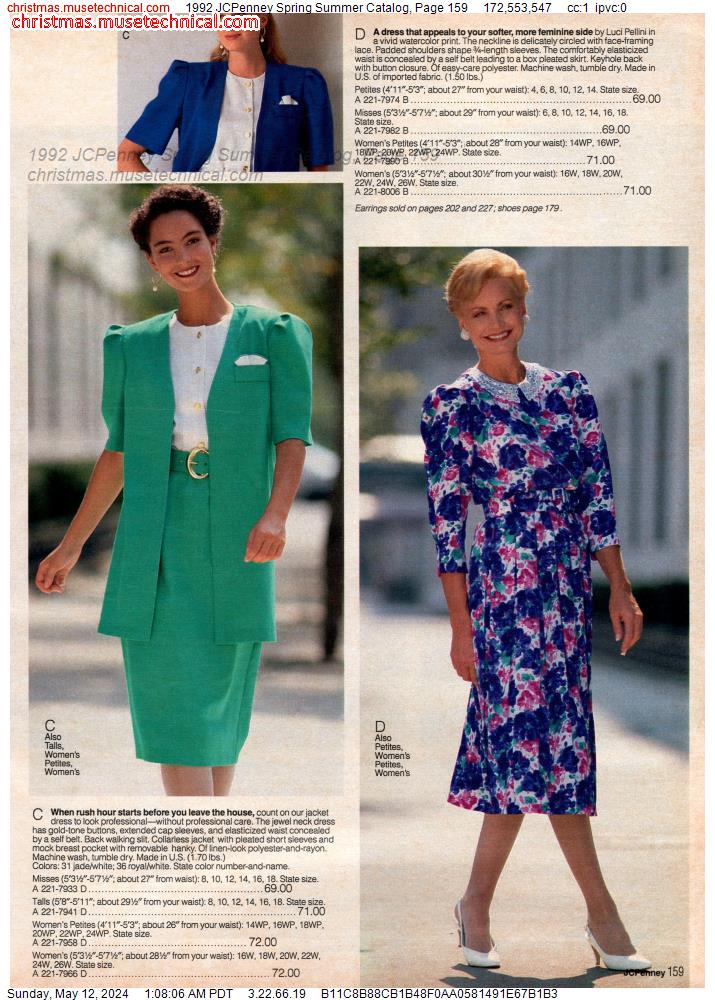 1992 JCPenney Spring Summer Catalog, Page 159