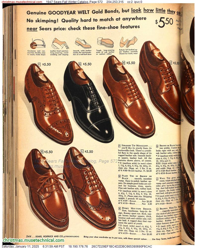 1947 Sears Fall Winter Catalog, Page 572