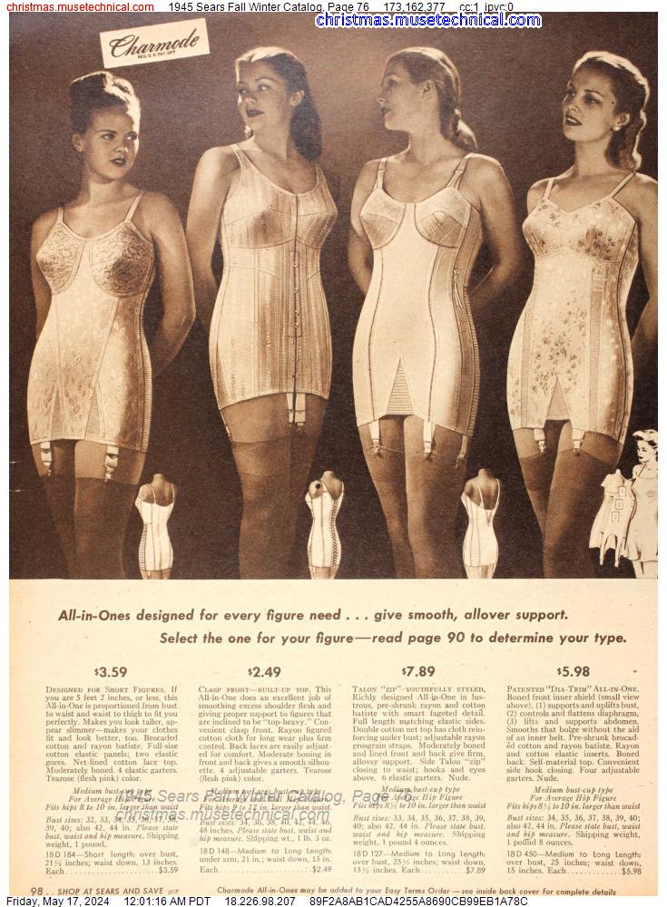 1945 Sears Fall Winter Catalog, Page 76