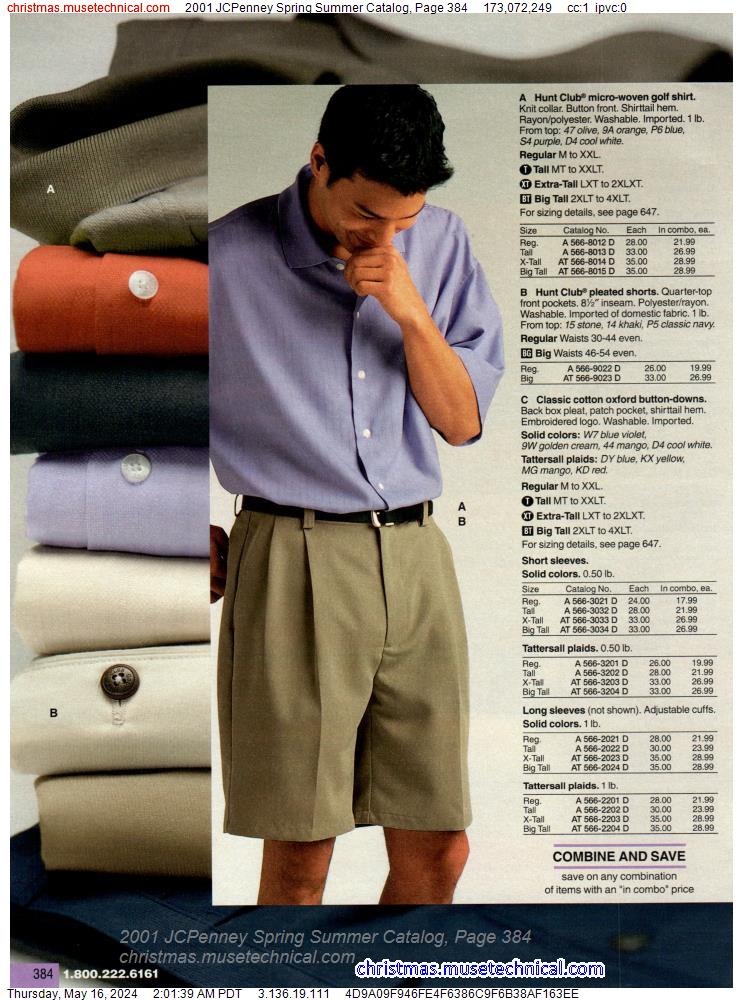 2001 JCPenney Spring Summer Catalog, Page 384