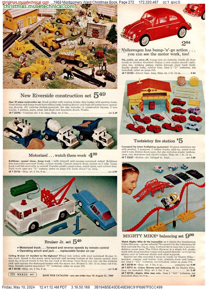 1968 Montgomery Ward Christmas Book, Page 272