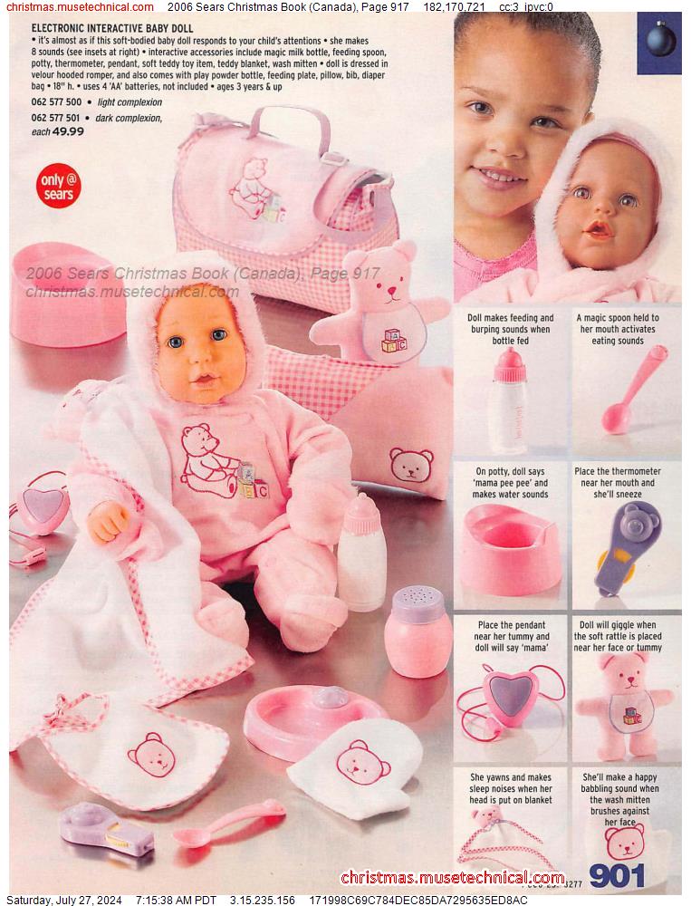2006 Sears Christmas Book (Canada), Page 917