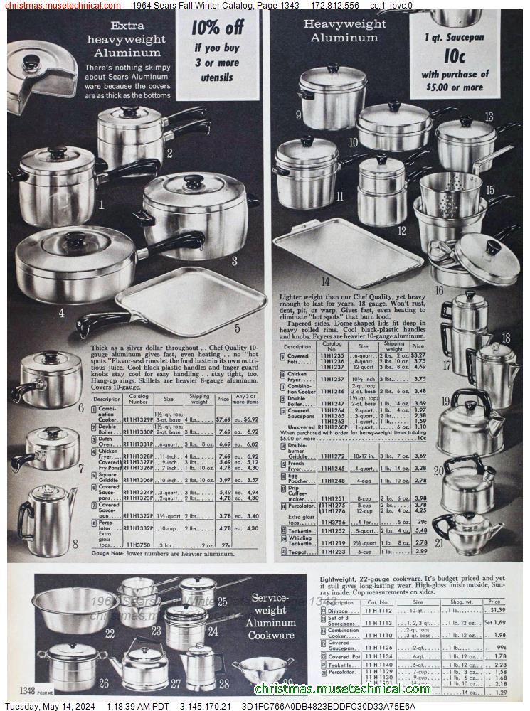 1964 Sears Fall Winter Catalog, Page 1343