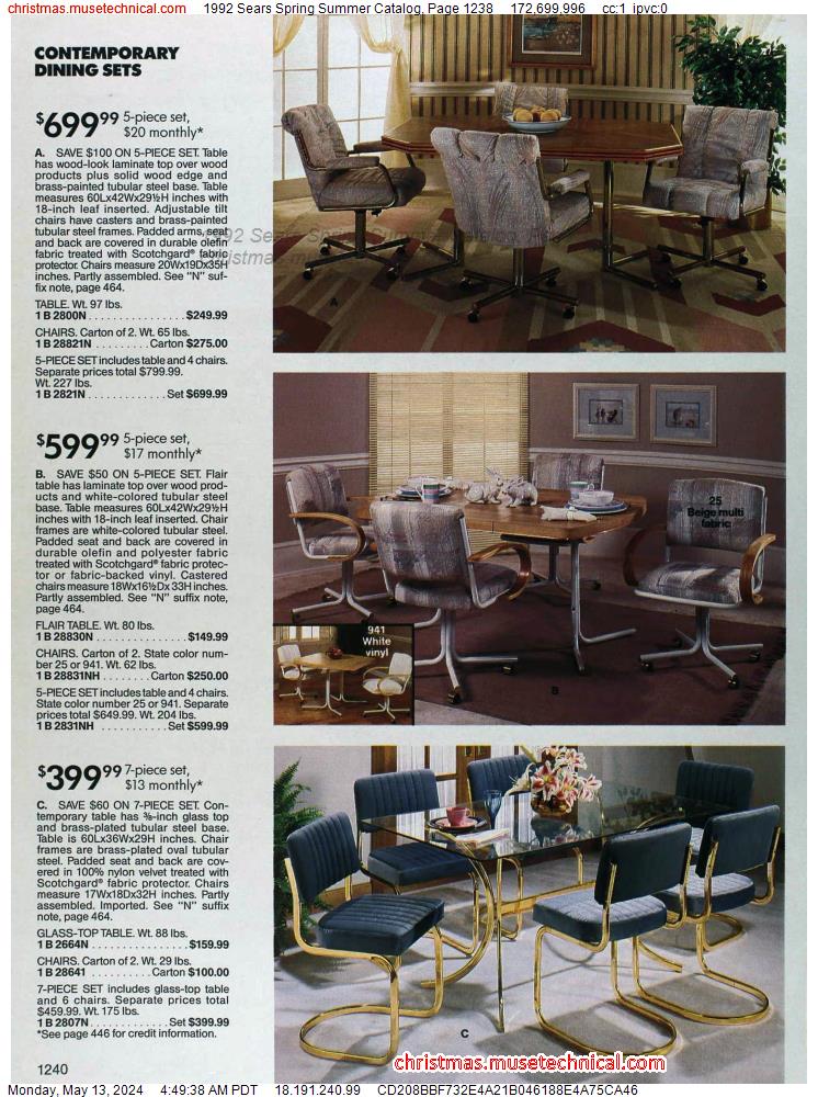 1992 Sears Spring Summer Catalog, Page 1238