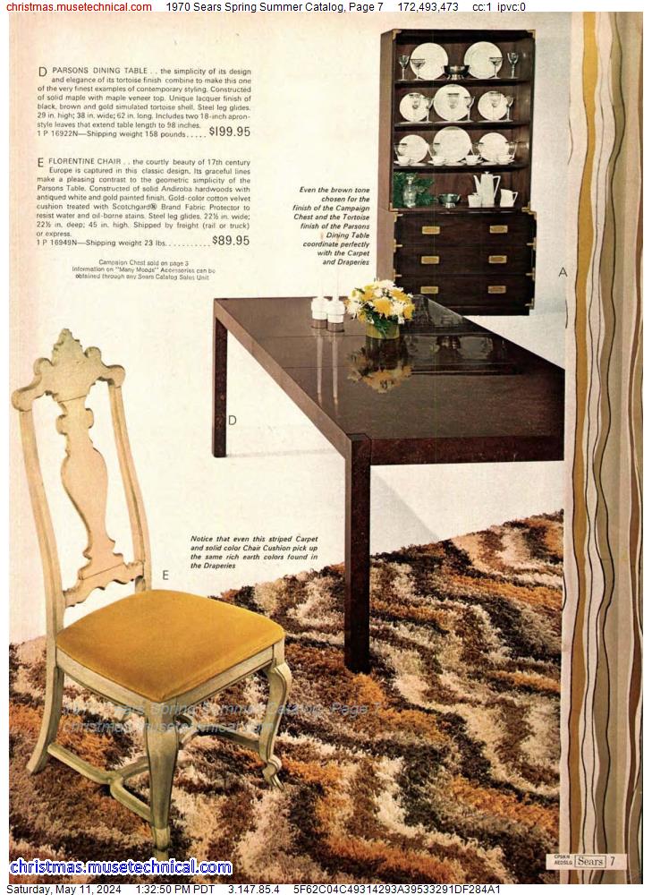 1970 Sears Spring Summer Catalog, Page 7