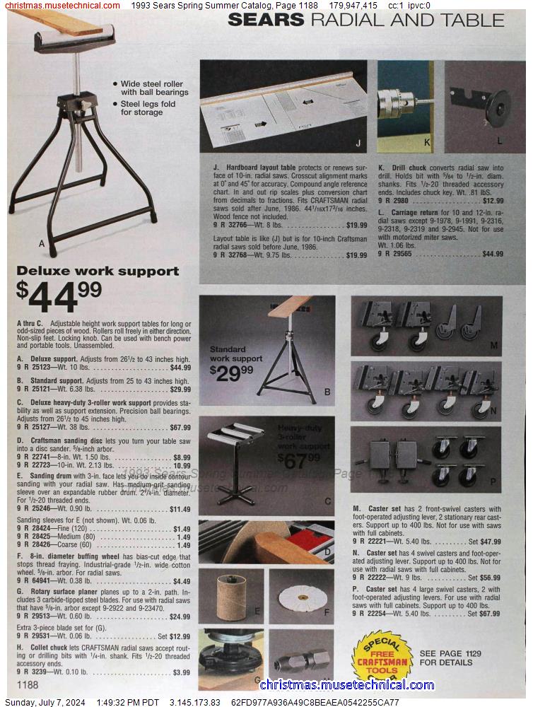 1993 Sears Spring Summer Catalog, Page 1188