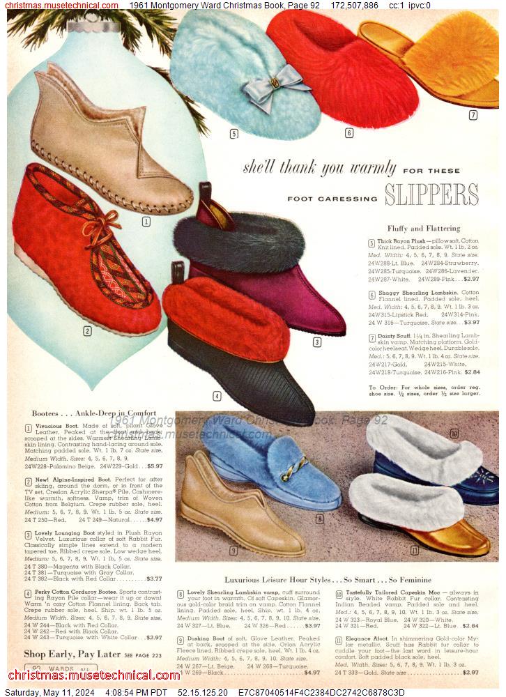 1961 Montgomery Ward Christmas Book, Page 92