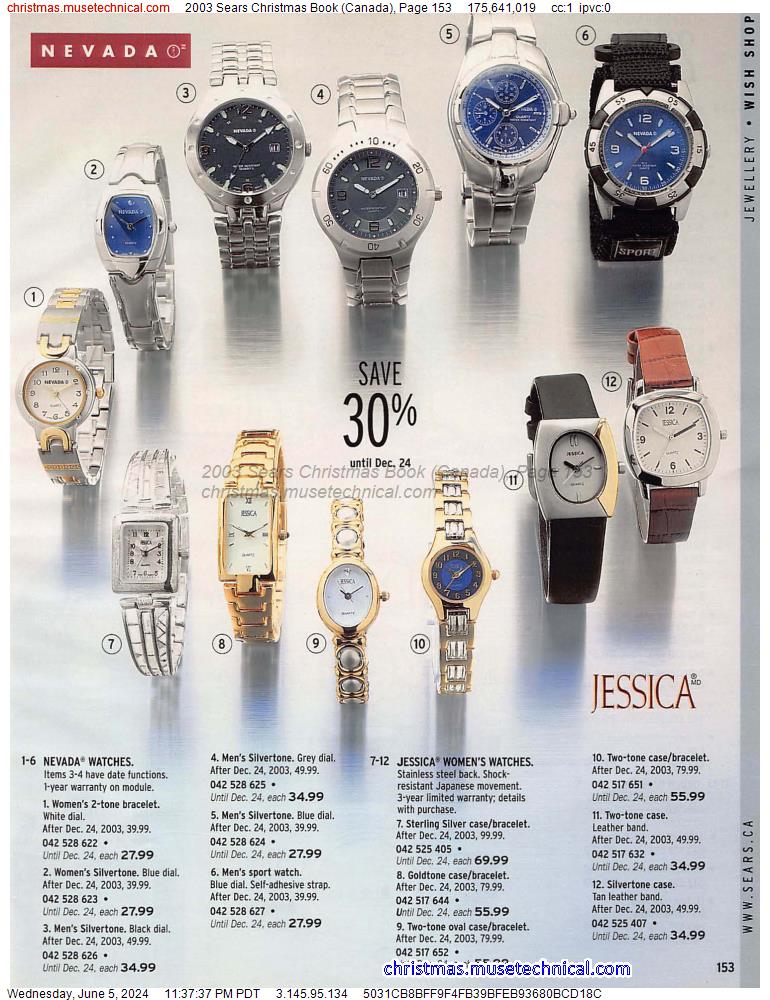 2003 Sears Christmas Book (Canada), Page 153