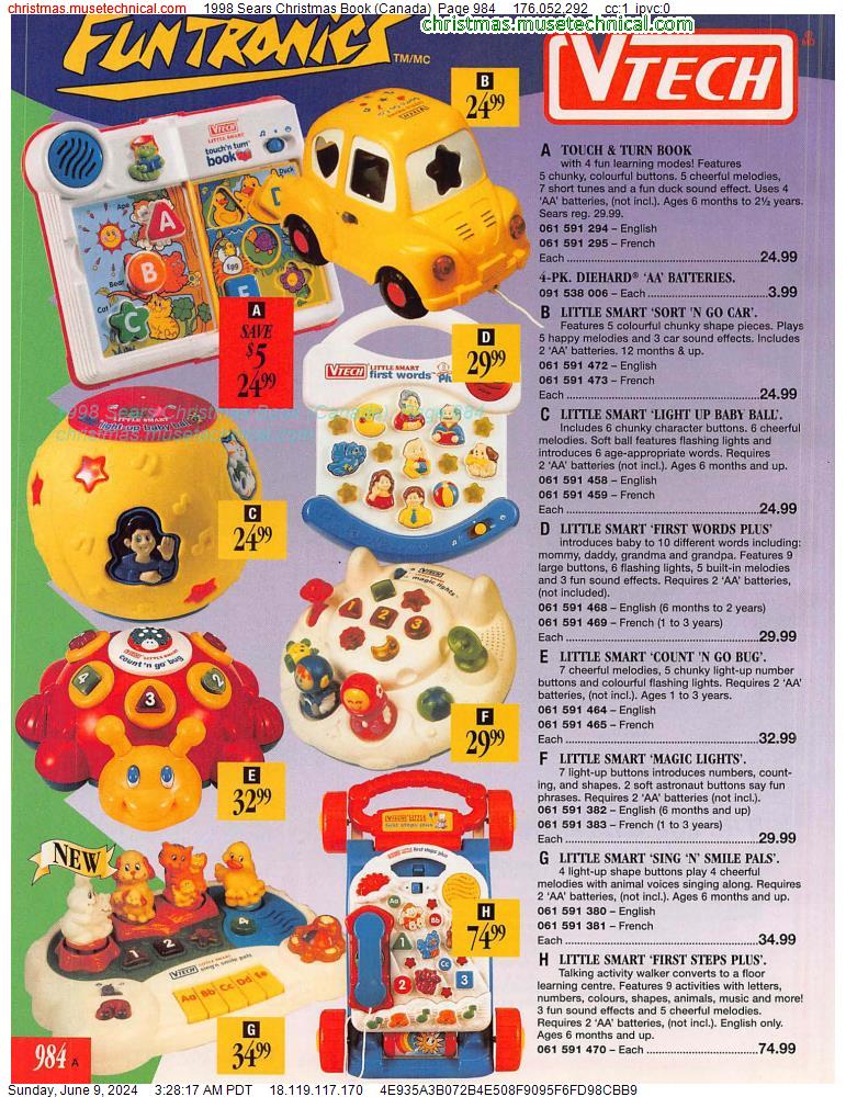 1998 Sears Christmas Book (Canada), Page 984