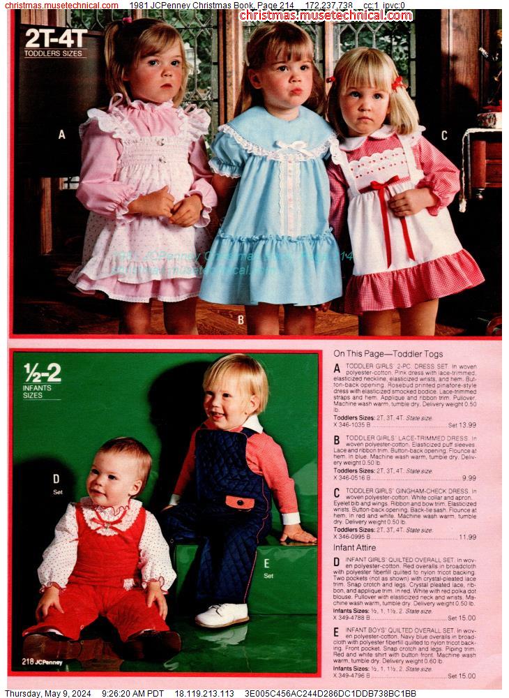1981 JCPenney Christmas Book, Page 214