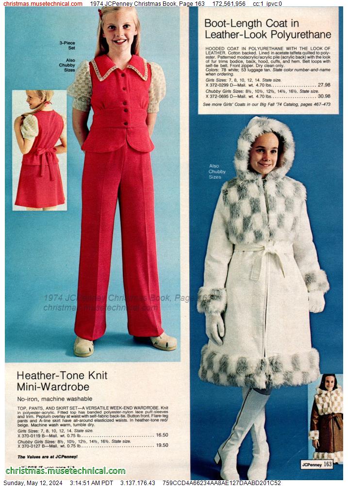 1974 JCPenney Christmas Book, Page 163
