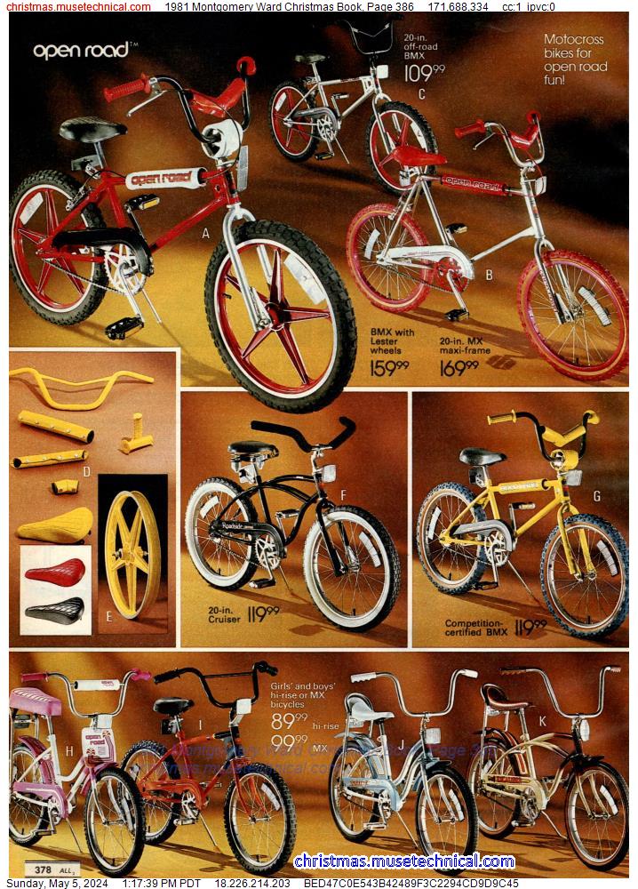 1981 Montgomery Ward Christmas Book, Page 386