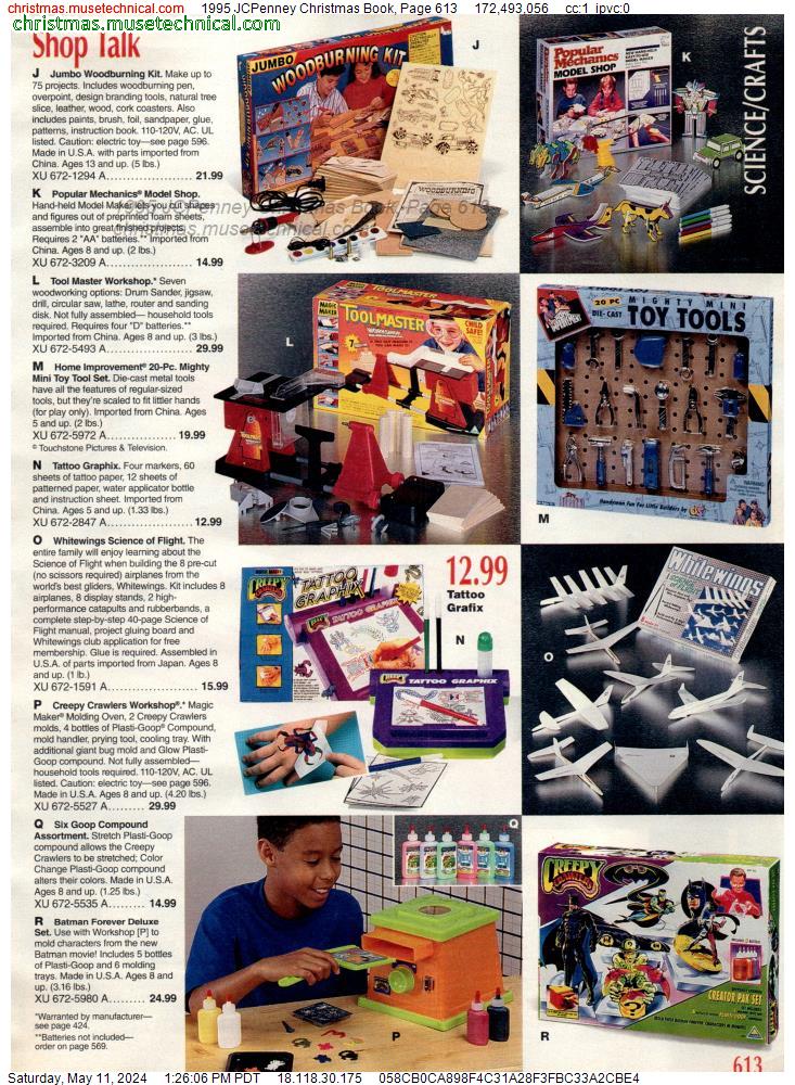 1995 JCPenney Christmas Book, Page 613
