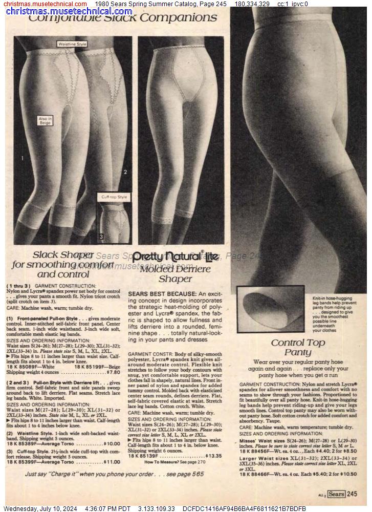 1980 Sears Spring Summer Catalog, Page 245