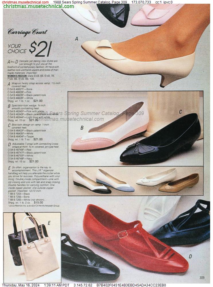 1988 Sears Spring Summer Catalog, Page 309