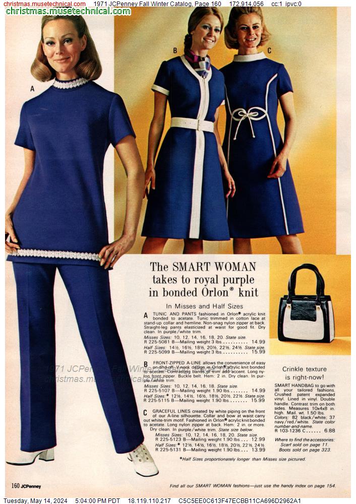 1971 JCPenney Fall Winter Catalog, Page 160