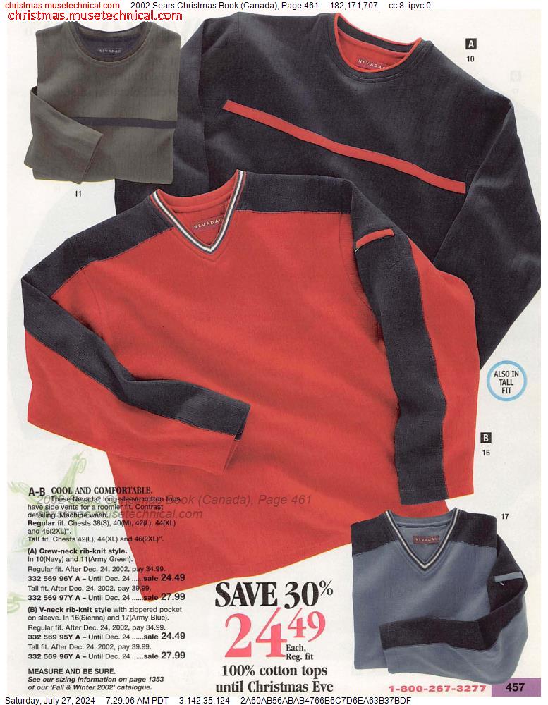 2002 Sears Christmas Book (Canada), Page 461