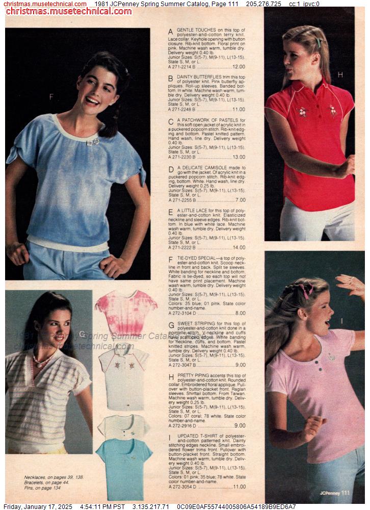 1981 JCPenney Spring Summer Catalog, Page 111