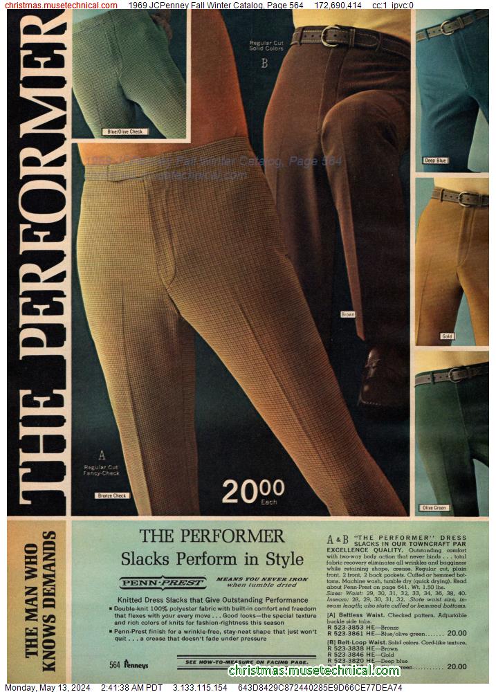 1969 JCPenney Fall Winter Catalog, Page 564