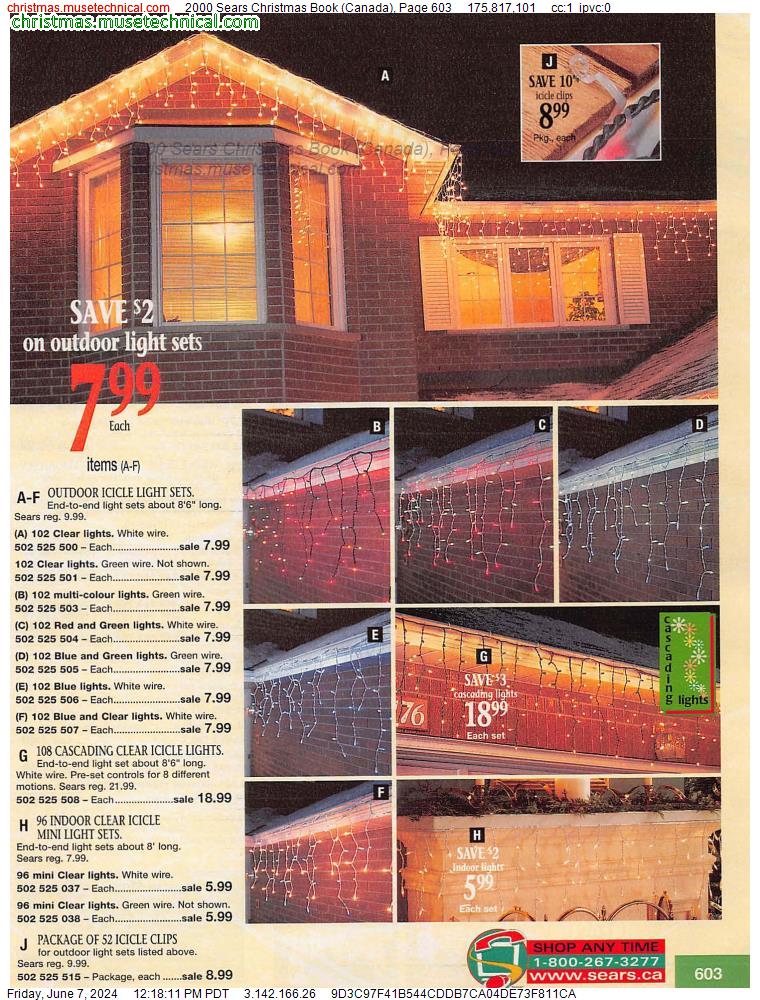 2000 Sears Christmas Book (Canada), Page 603